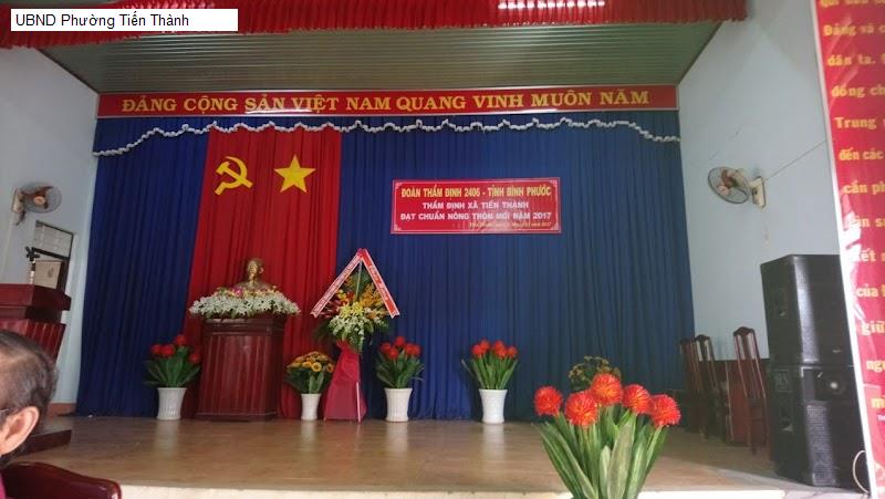 UBND Phường Tiến Thành
