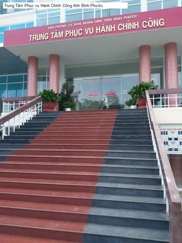 Trung Tâm Phục vụ Hành Chính Công tỉnh Bình Phước