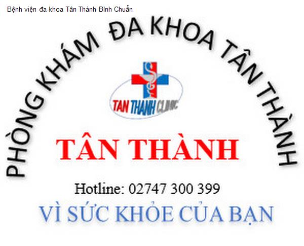 Bệnh viện đa khoa Tân Thành Bình Chuẩn