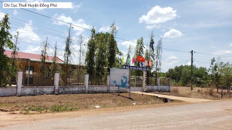 Chi Cục Thuế Huyện Đồng Phú