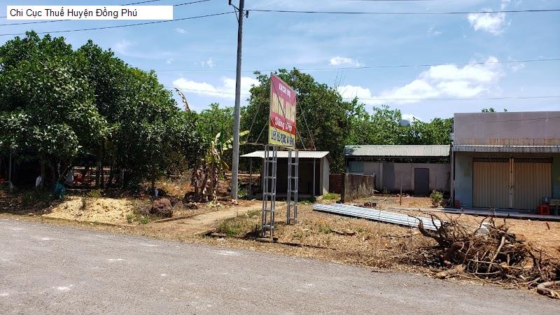 Chi Cục Thuế Huyện Đồng Phú