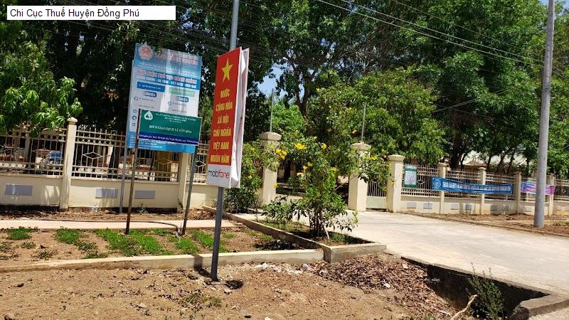 Chi Cục Thuế Huyện Đồng Phú