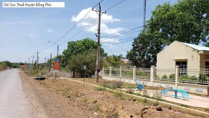 Chi Cục Thuế Huyện Đồng Phú