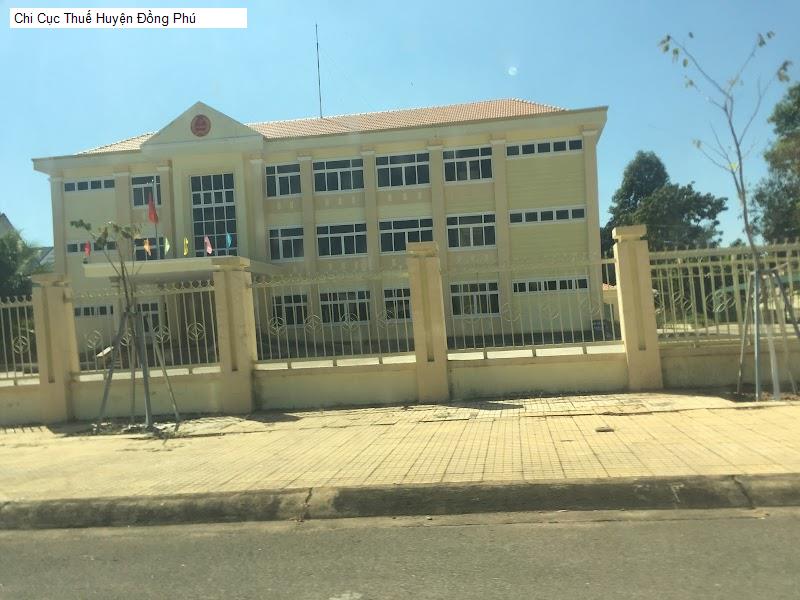 Chi Cục Thuế Huyện Đồng Phú